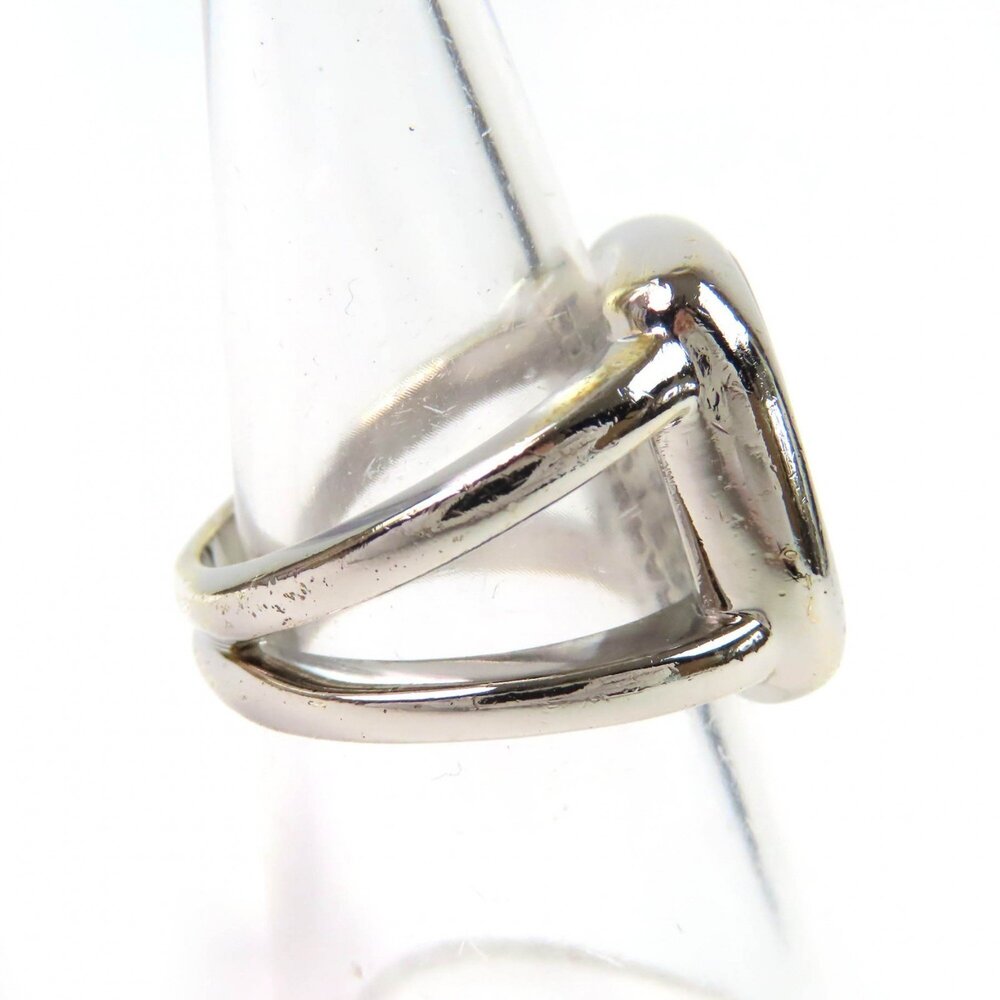 Hermes Serie Shell Accessory Ring, Silver, Aurora… - image 4